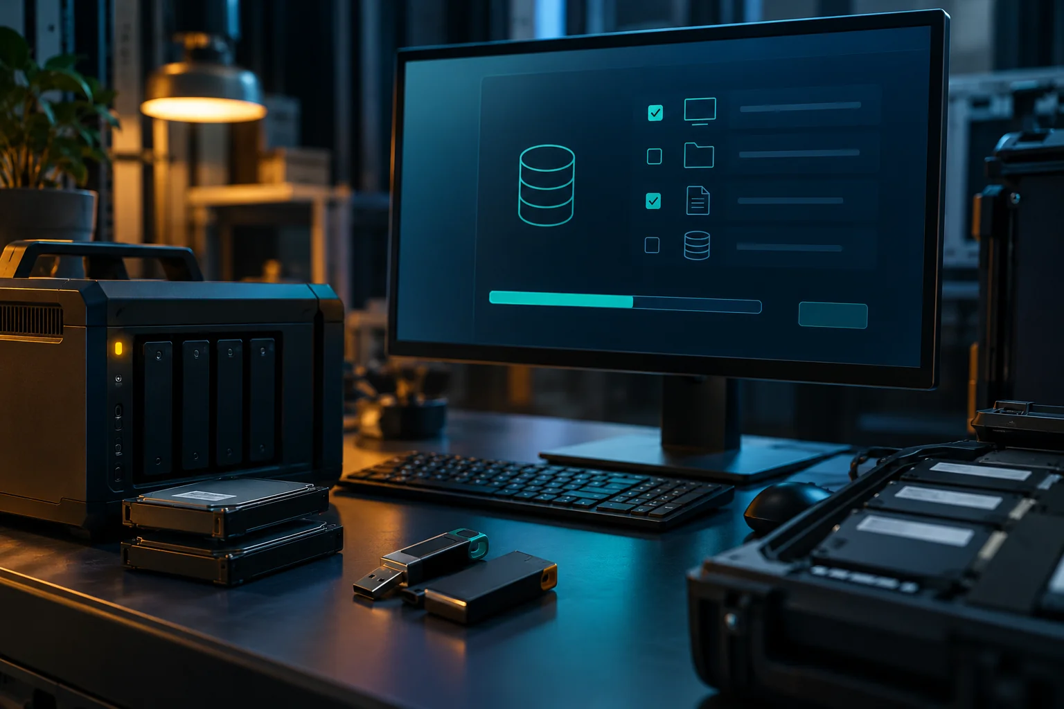 AI-generated realistic concept for Acronis Backup: scope