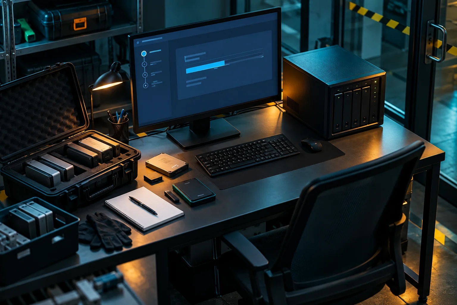 AI-generated realistic concept for Acronis Backup: testing