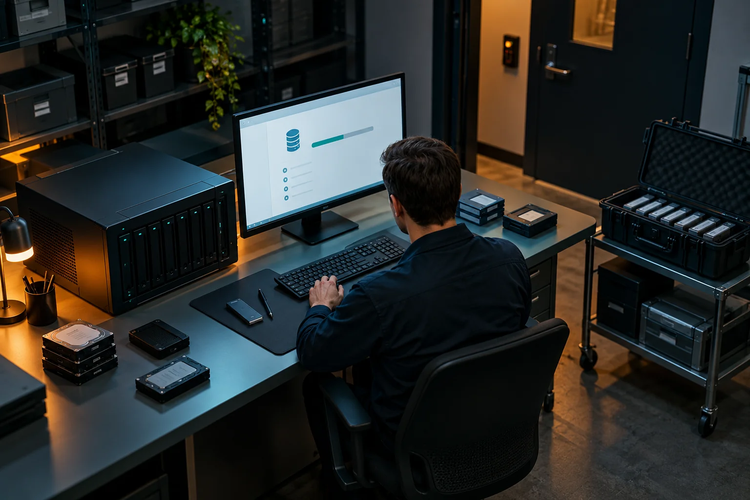 AI-generated realistic concept for Big Data: manage the lifecycle
