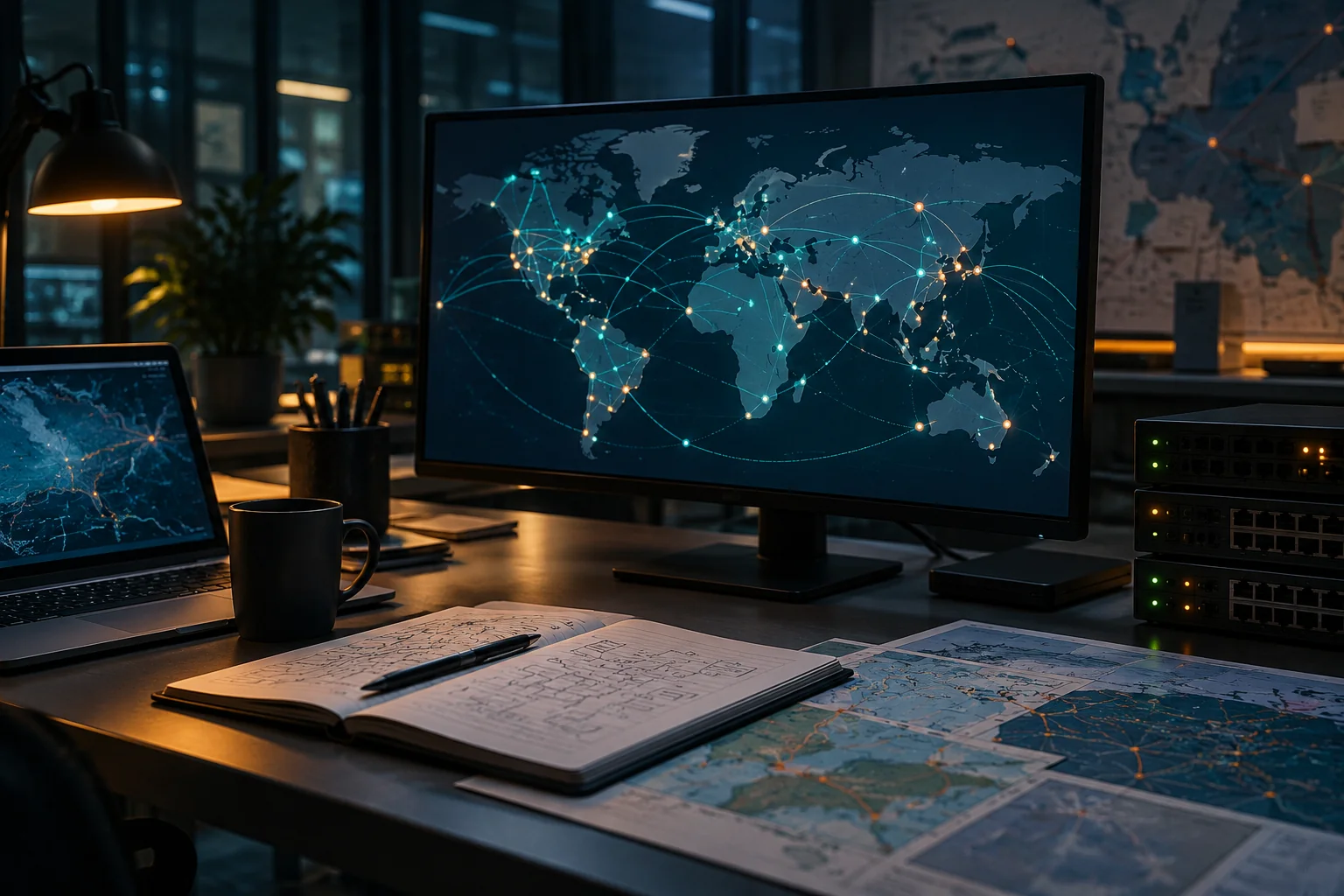 AI-generated realistic concept for Big Data: start with the pipeline