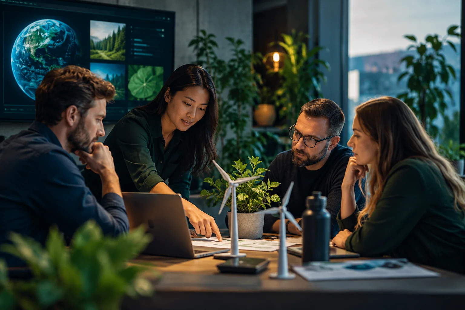 AI-generated realistic concept for Corporate Responsibility