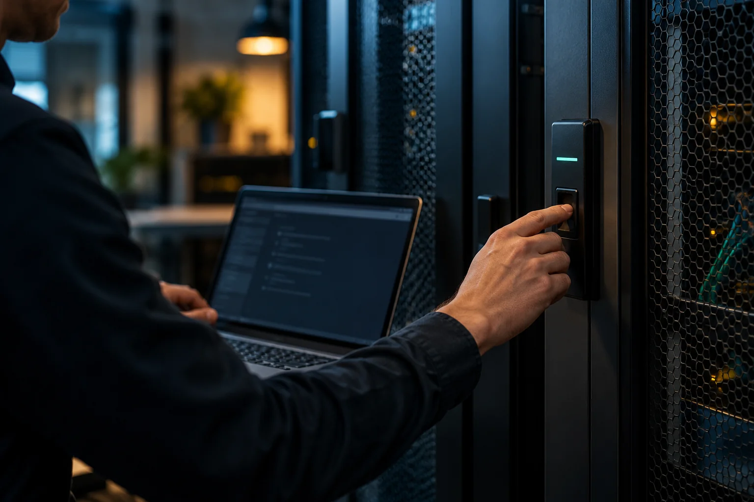 AI-generated realistic concept for Cyber Security: hardening