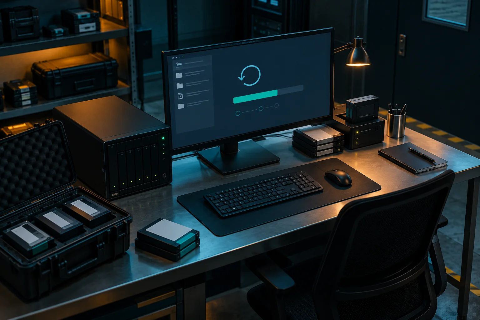 AI-generated realistic concept for Cyber Security: response