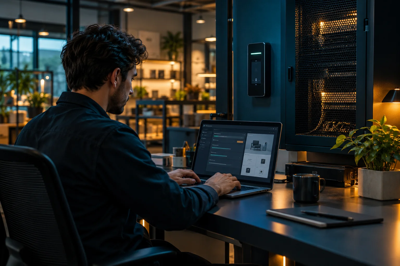 AI-generated realistic concept for E-Commerce: keep the storefront fast