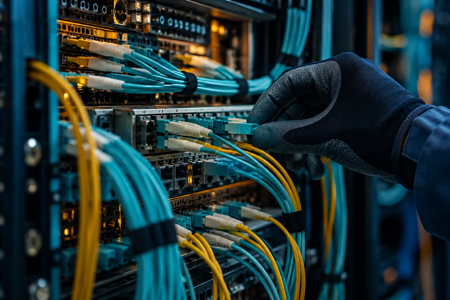 AI-generated realistic concept for Hybrid Cloud: connect environments