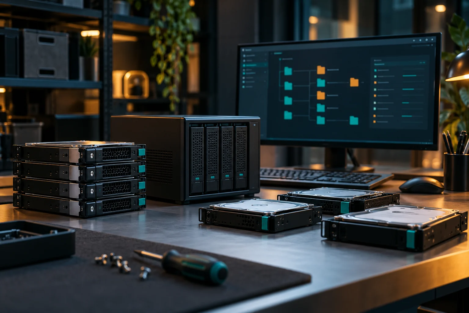 AI-generated realistic concept for Object Storage: application assets