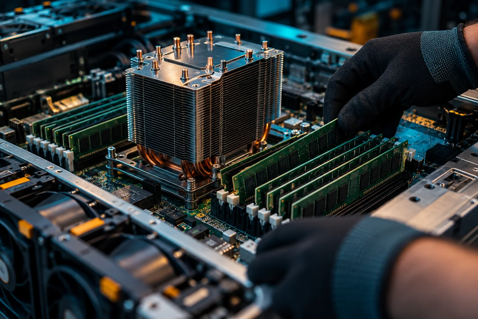 AI-generated realistic concept for SAP HANA: plan memory carefully